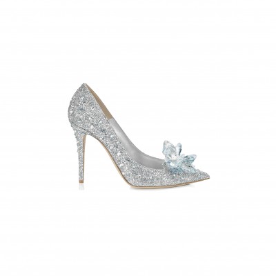 JIMMY CHOO AVRIL CRYSTAL COVERED POINTY TOE PUMPS AVRILSXU